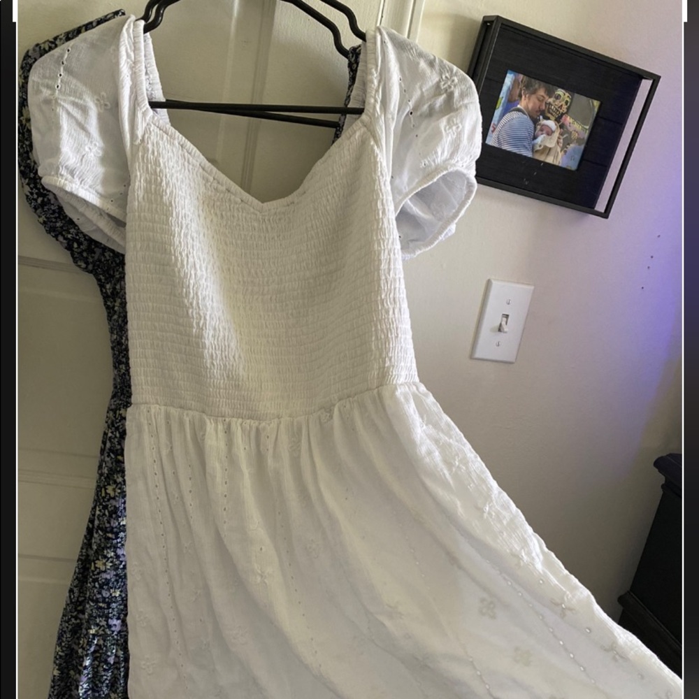 all white dress